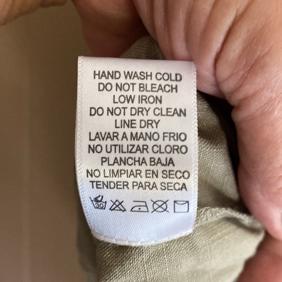 Ladies size large green short sleeve shirt by beceel - Picture 4 of 5